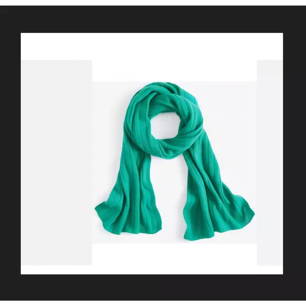 Charter Club 100% Cashmere‎ Women Peacock Green Scarf ONE-SIZE